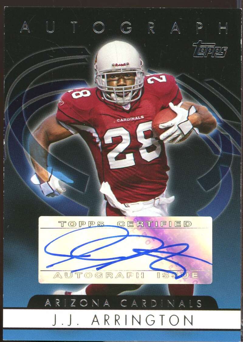J.J. Arrington Card 2006 Topps Autographs #TJAR  Image 1