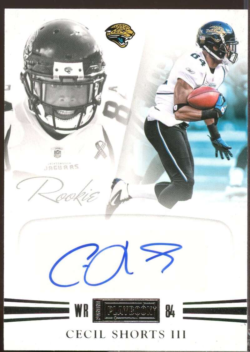 Cecil Shorts /299 RC Card 2011 Panini Playbook Rookie Autograph #59  Image 1