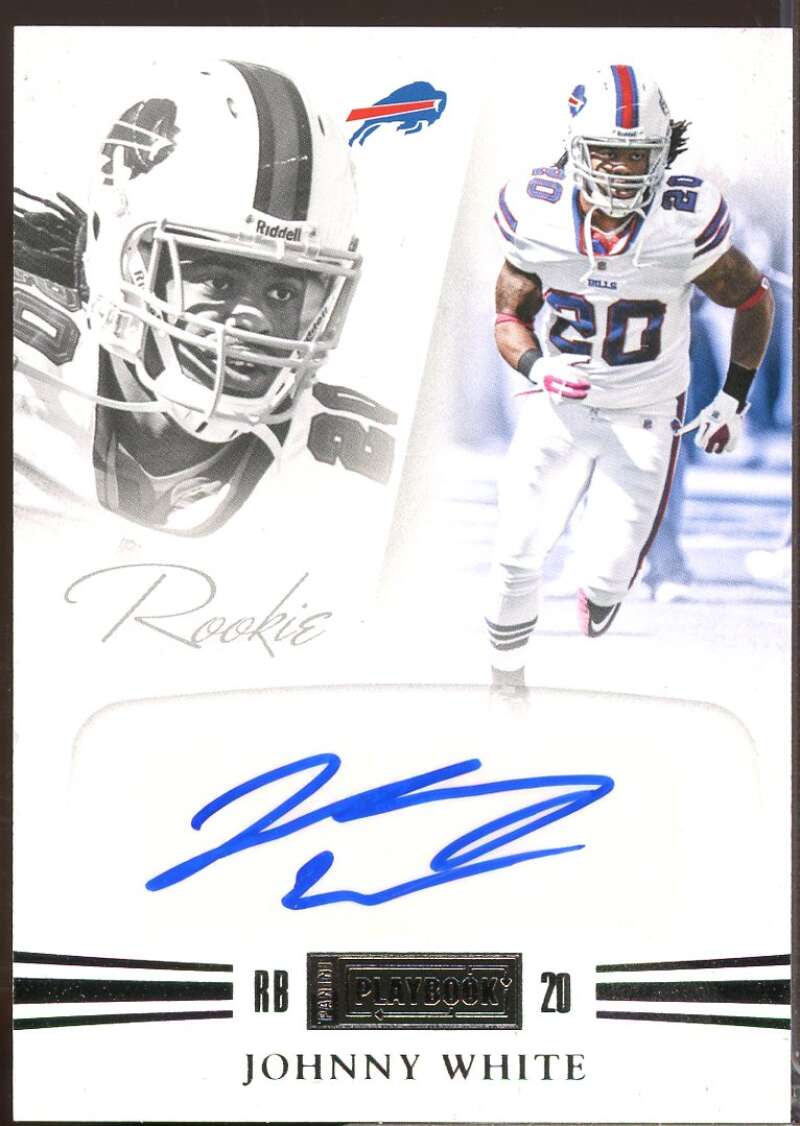 Johnny White /299 RC Card 2011 Panini Playbook Rookie Autograph #72  Image 1