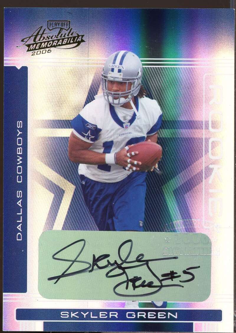 Domenik Hixon RC Card 2006 Absolute Memorabilia Rookie Autograph #244  Image 1