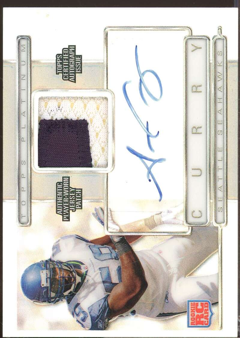 Aaron Curry /450 Card 2009 Topps Platinum Rookie Patch Autograph #ARPAC  Image 1