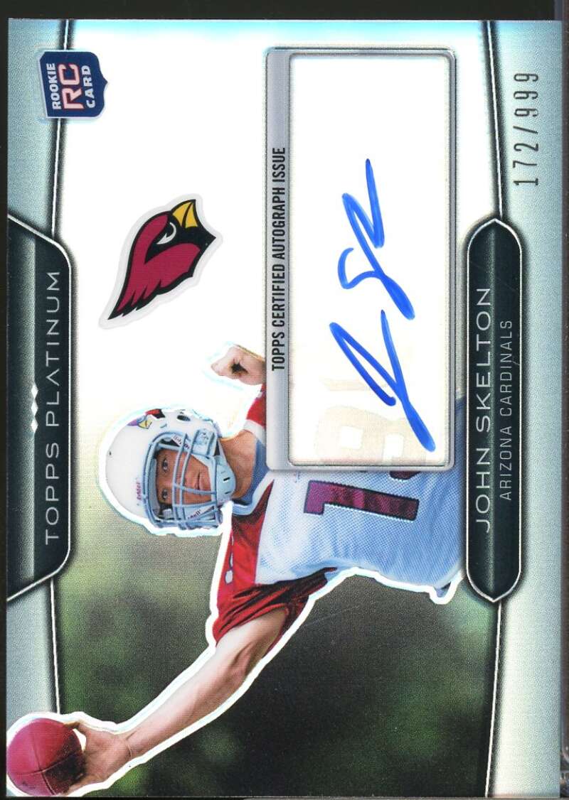 John Skelton /999 Card 2010 Topps Platinum Rookie Autographs #138  Image 1