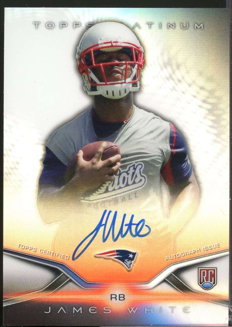 James White Card 2014 Topps Platinum Rookie Autographs Refractors #21  Image 1