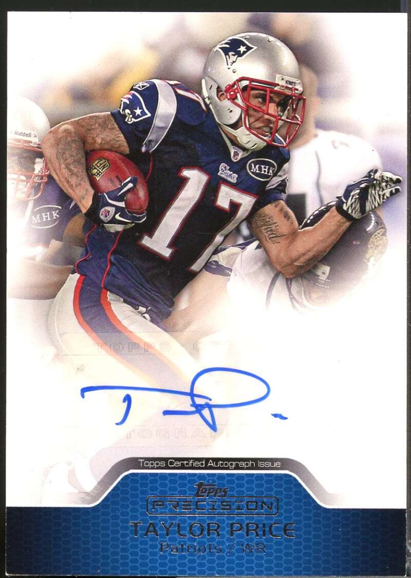Taylor Price Card 2011 Topps Precision Autographs #PCVATP  Image 1