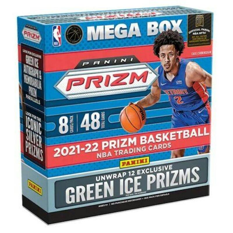 2021-22 Panini Prizm Basketball Mega Box (Fanatics) (Green Ice Prizms) Image 1