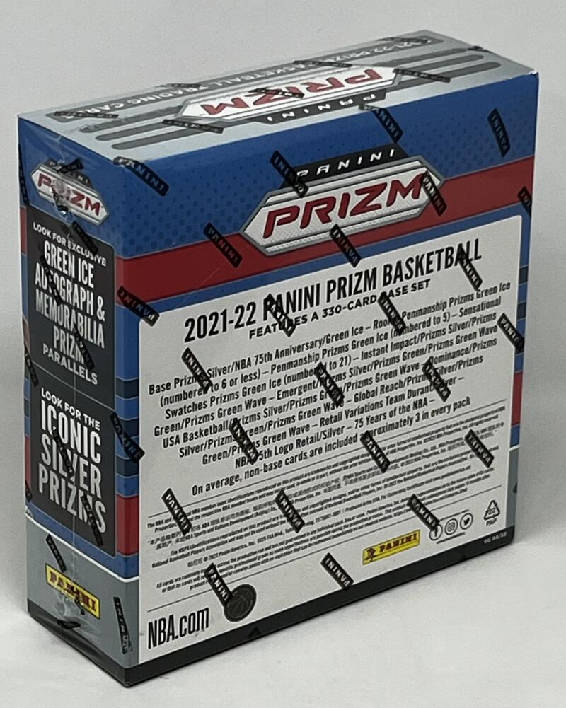 2021-22 Panini Prizm Basketball Mega Box (Fanatics) (Green Ice Prizms) Image 2