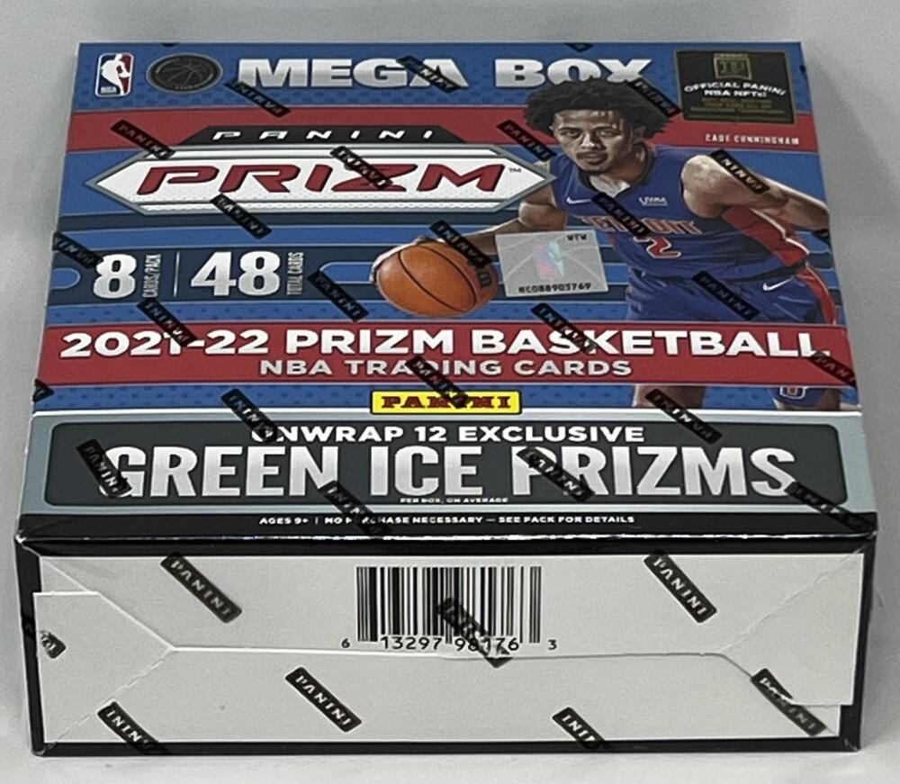 2021-22 Panini Prizm Basketball Mega Box (Fanatics) (Green Ice Prizms) Image 3