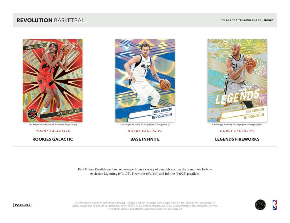 2024-25 Panini Revolution Basketball Hobby Box Image 3