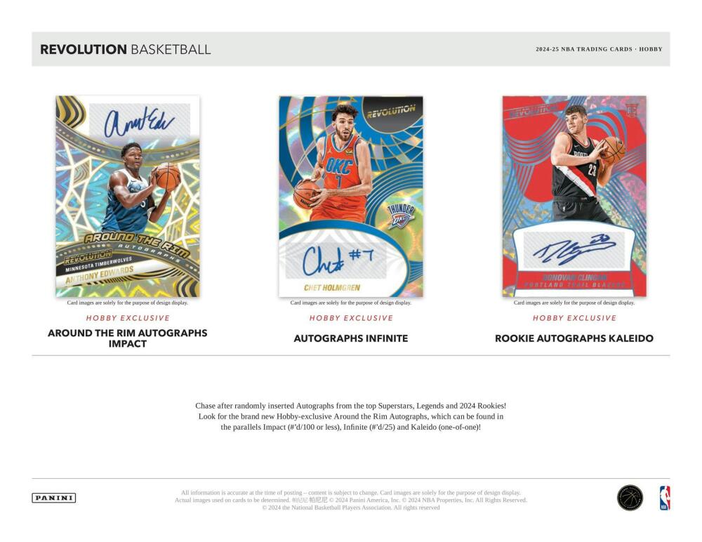 2024-25 Panini Revolution Basketball Hobby Box Image 5