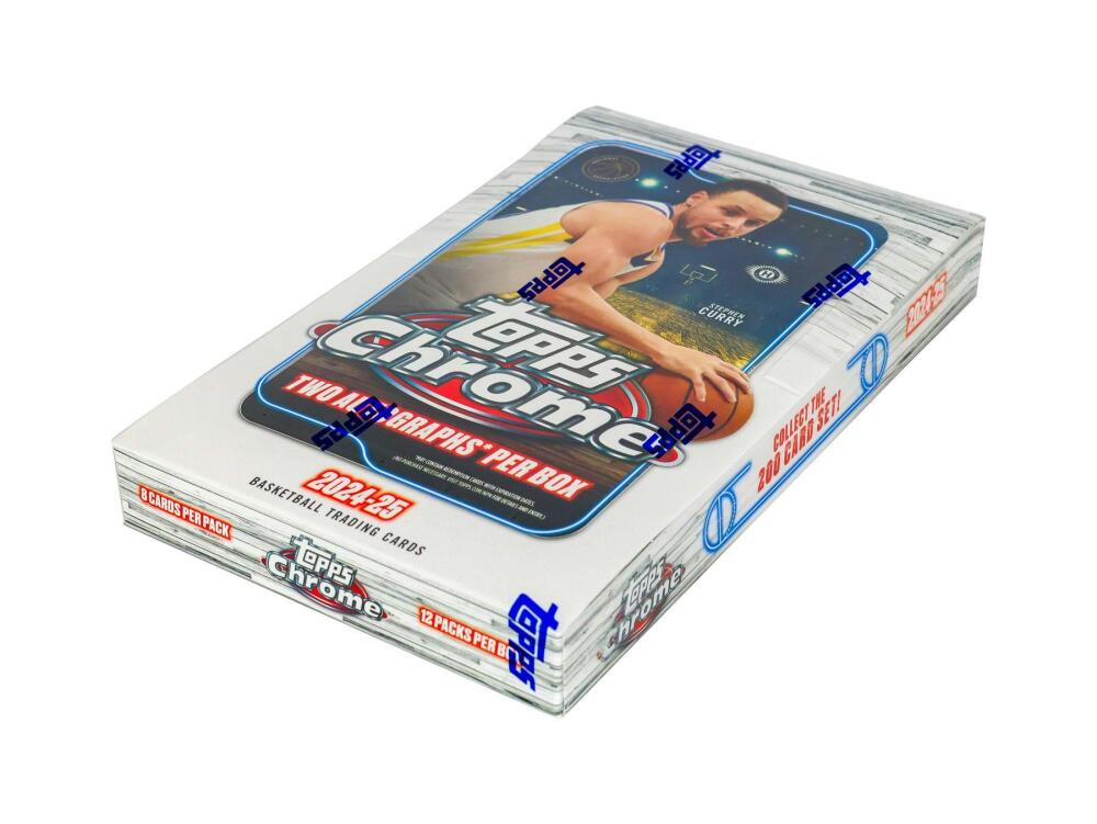 2024-25 Topps Chrome Basketball Hobby Box Image 2