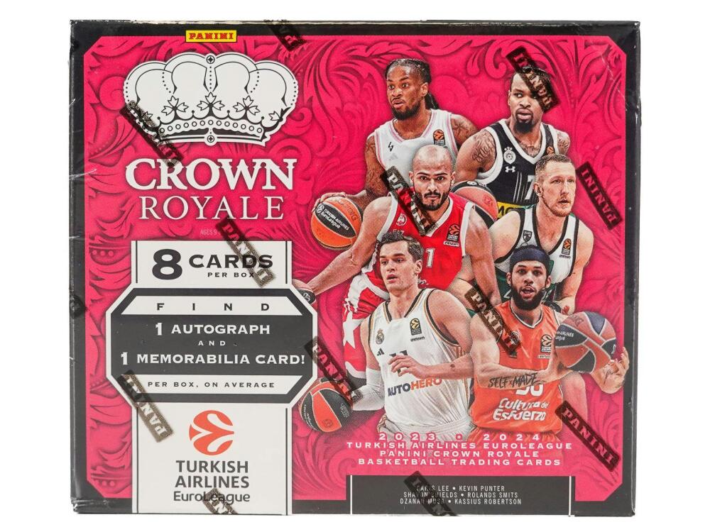 2023-24 Panini Crown Royale Turkish Airlines EuroLeague Basketball Hobby Box Image 2