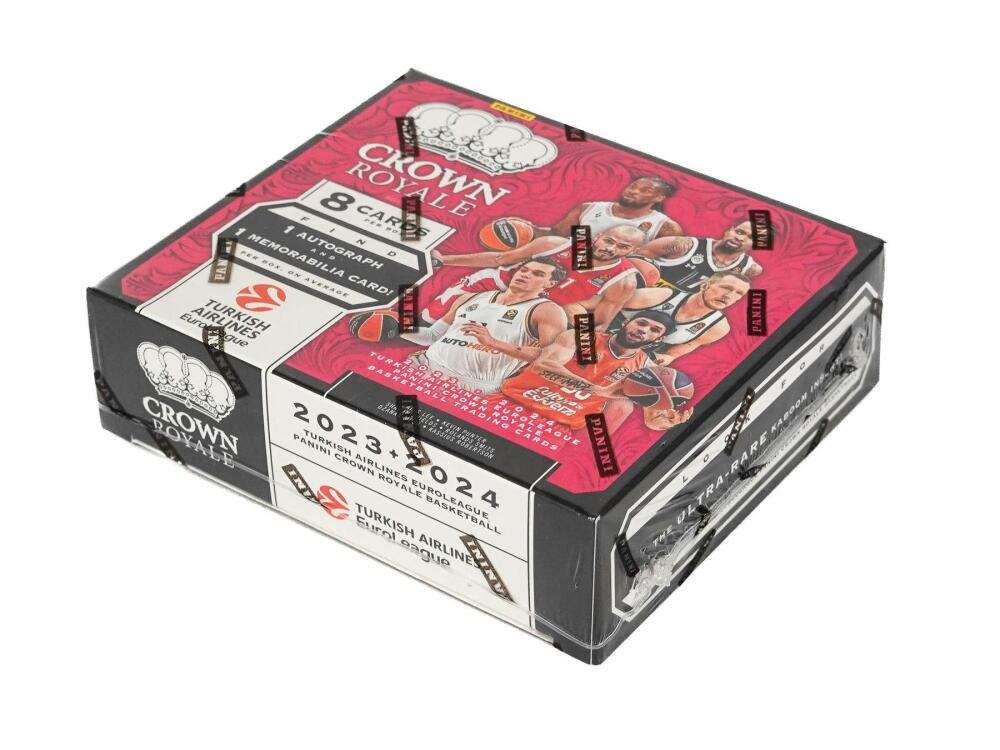 2023-24 Panini Crown Royale Turkish Airlines EuroLeague Basketball Hobby Box Image 1