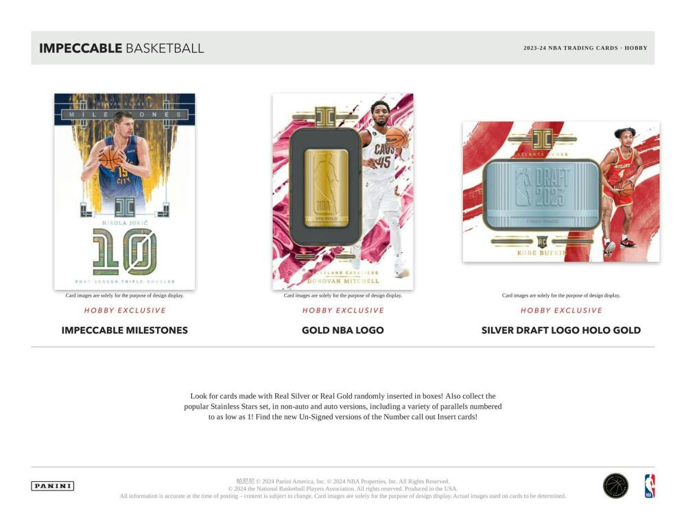 2023-24 Panini Impeccable Basketball Hobby Box Image 5