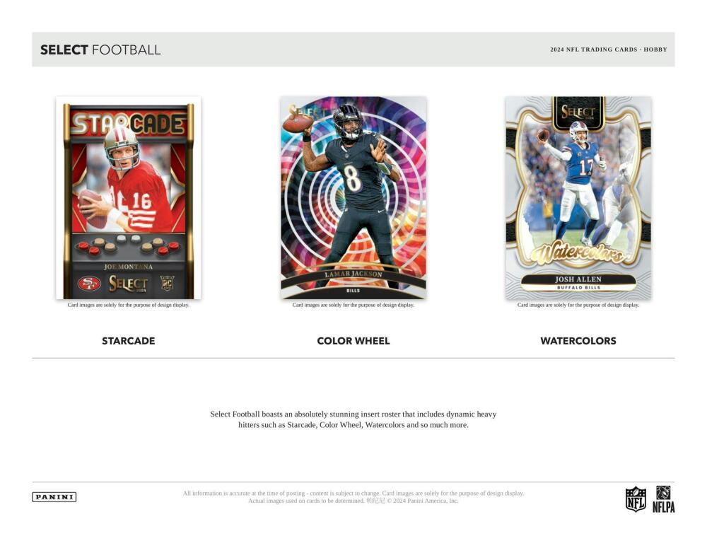 2024 Panini Select Football Hobby Box Image 5