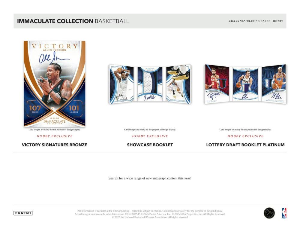 2024-25 Panini Immaculate Basketball Hobby Box Image 5