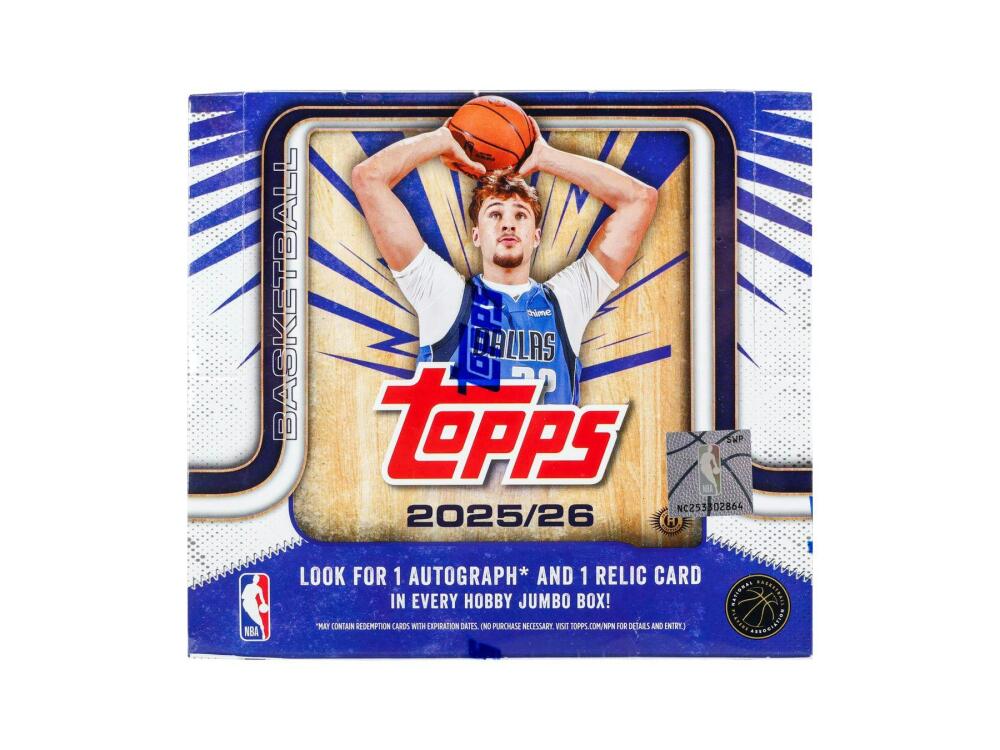2025-26 Topps Basketball Hobby Jumbo Box Image 1