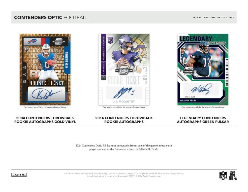 2024 Panini Contenders Optic Football Hobby Box Image 4