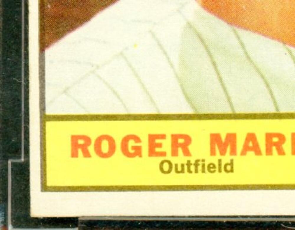 1961 Topps #2 Roger Maris Card BGS BCCG 8 Excellent+ Image 5