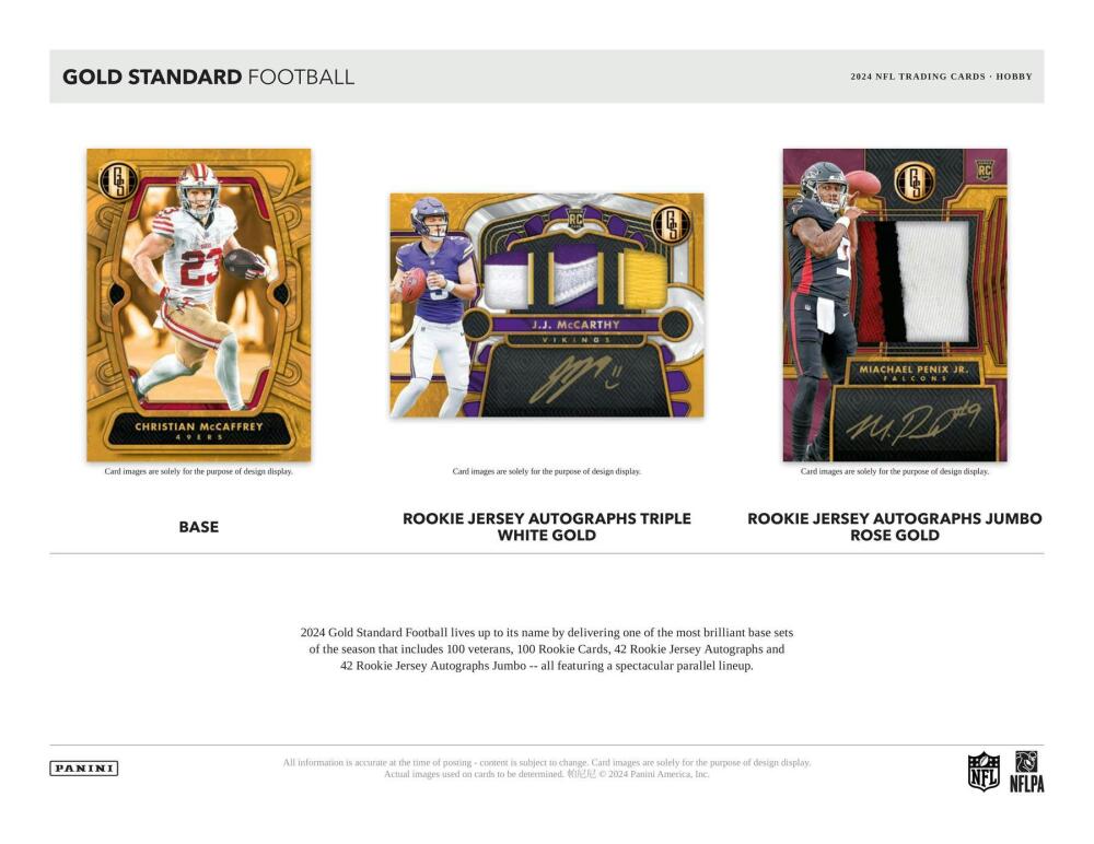 2024 Panini Gold Standard Football Hobby Box Image 3