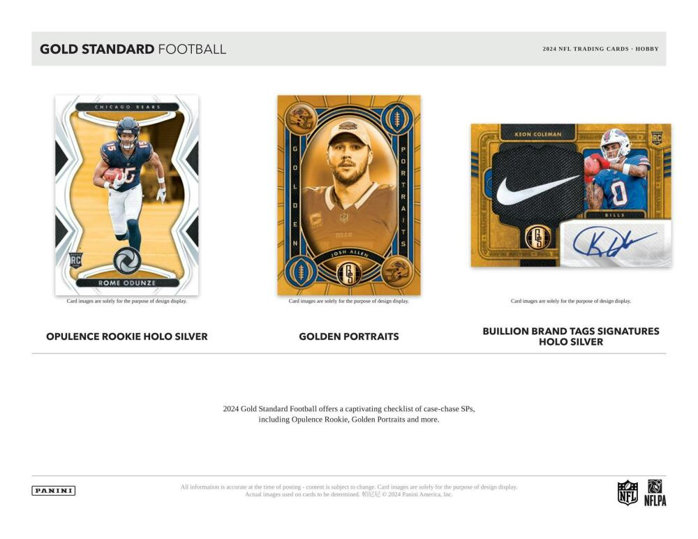 2024 Panini Gold Standard Football Hobby Box Image 5