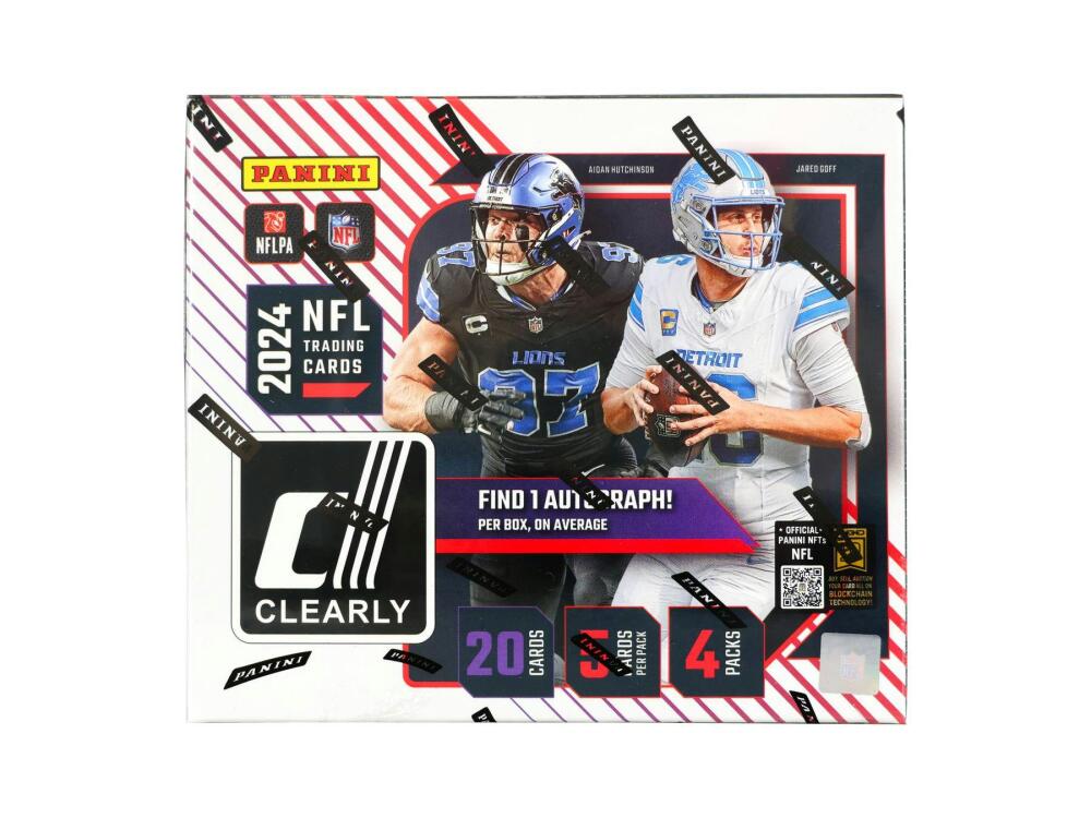 2024 Panini Clearly Donruss Football Hobby Box Image 1