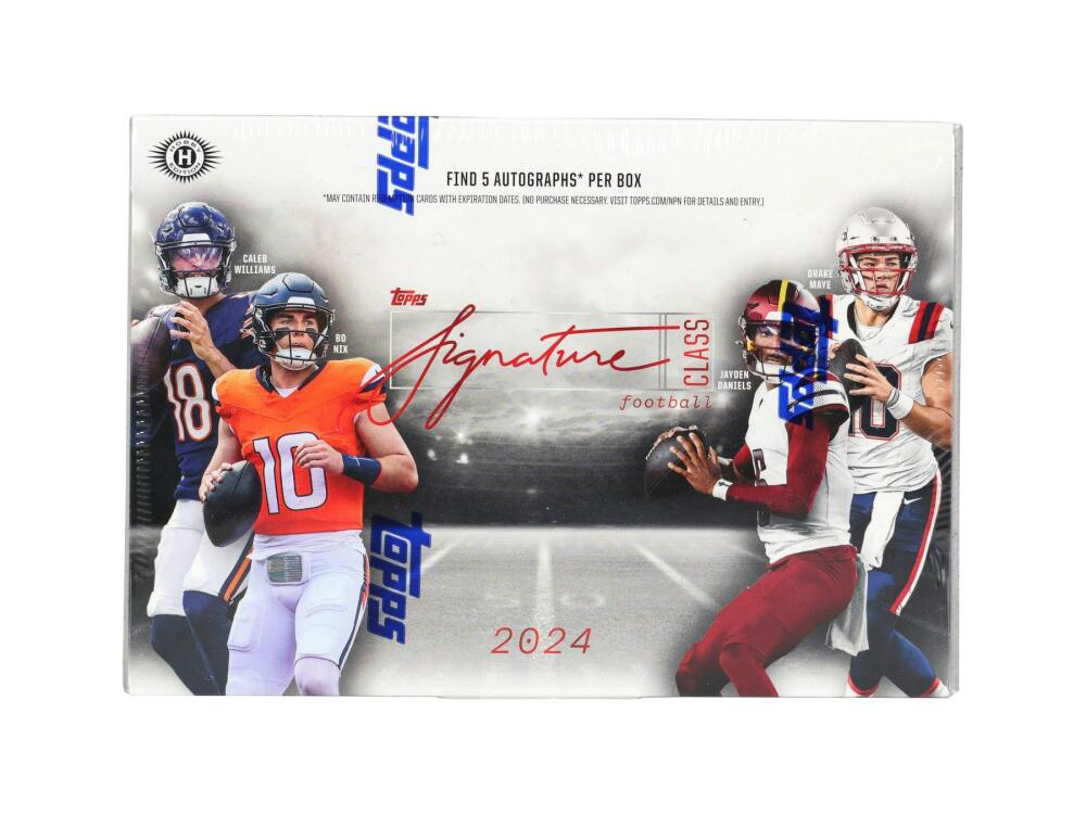2024 Topps Signature Class Football Hobby Box Image 1