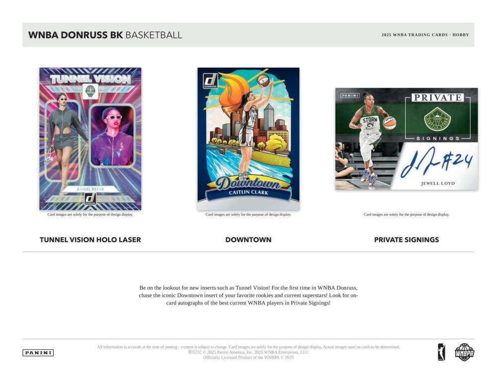 2025 Panini Donruss WNBA Basketball Hobby Box Image 3