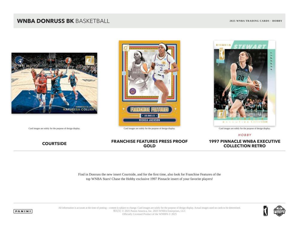 2025 Panini Donruss WNBA Basketball Hobby Box Image 4