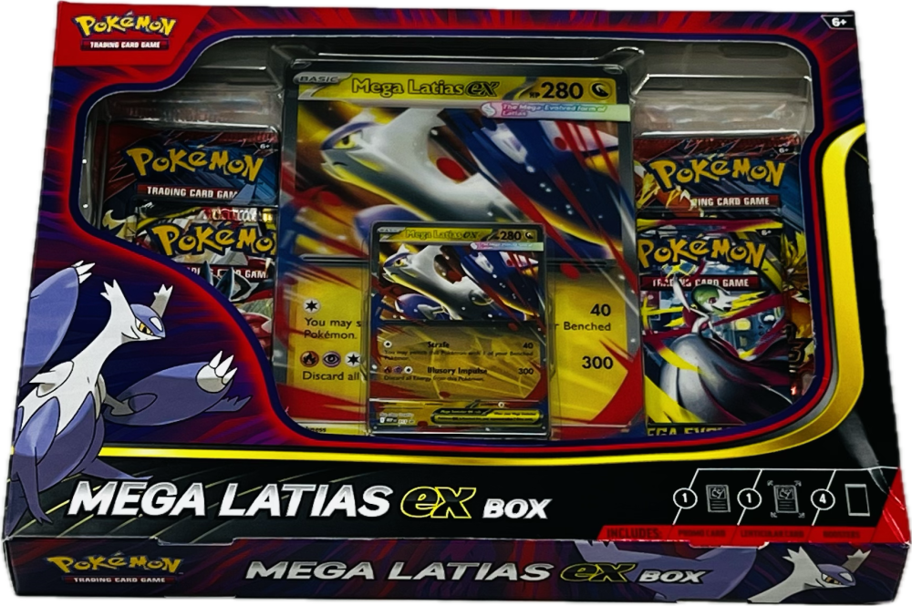 2025 PokÃ©mon Trading Card Game:Mega Latias EX Box Image 2