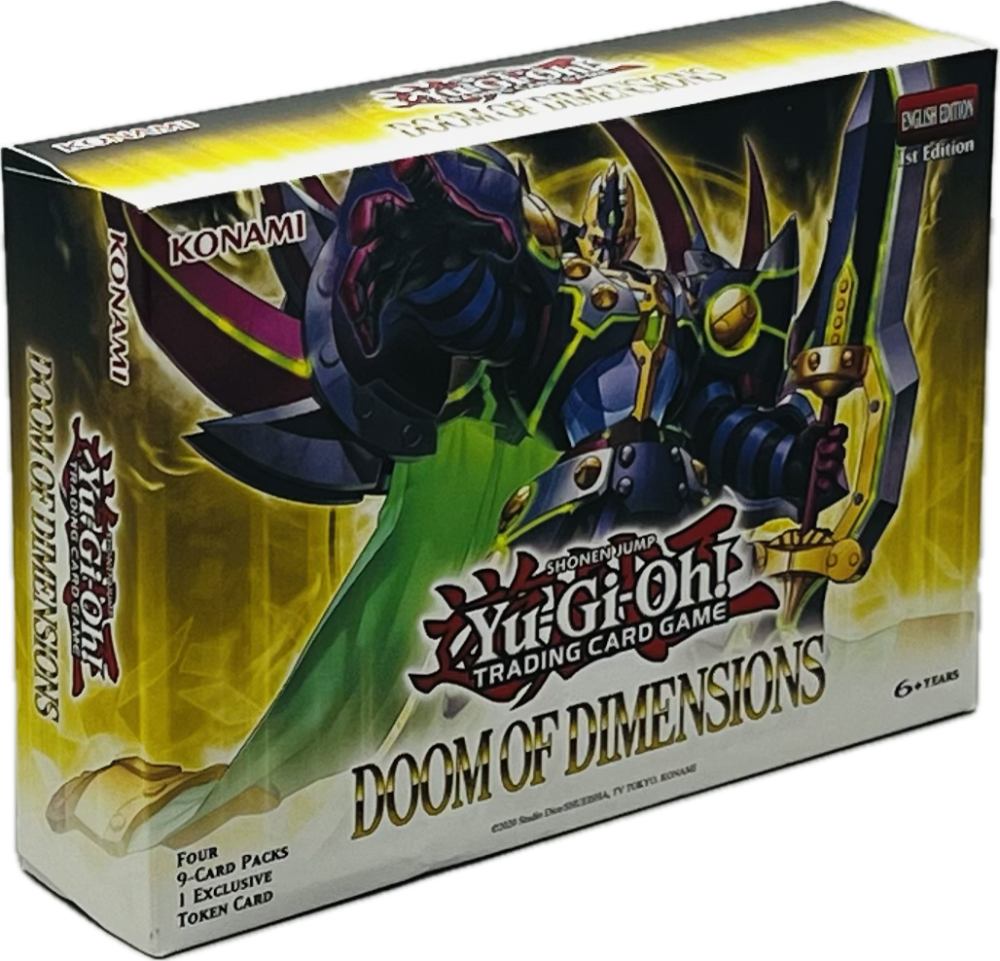 2025 Konami Yu-Gi-Oh Doom of Dimensions Trading Card Game Box Image 1