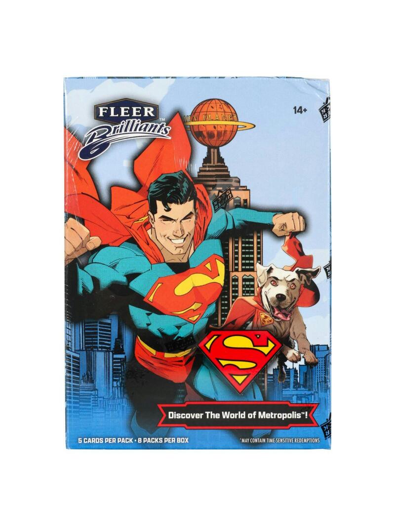 2025 Upper Deck Fleer Brilliants Superman 8-Pack Blaster Box Image 1