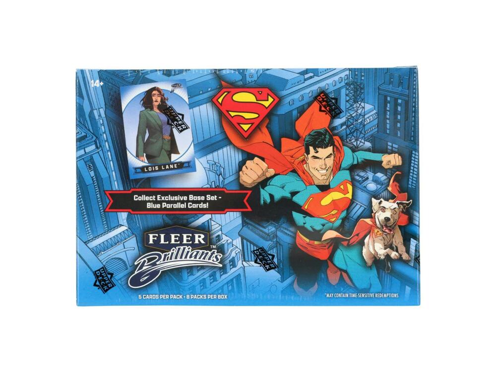 2025 Upper Deck Fleer Brilliants Superman 8-Pack Blaster Box Image 2