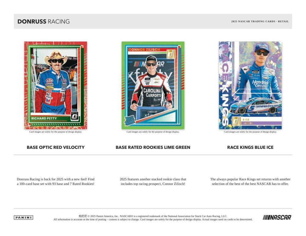 2025 Panini Donruss Racing 7-Pack Blaster Box Image 3