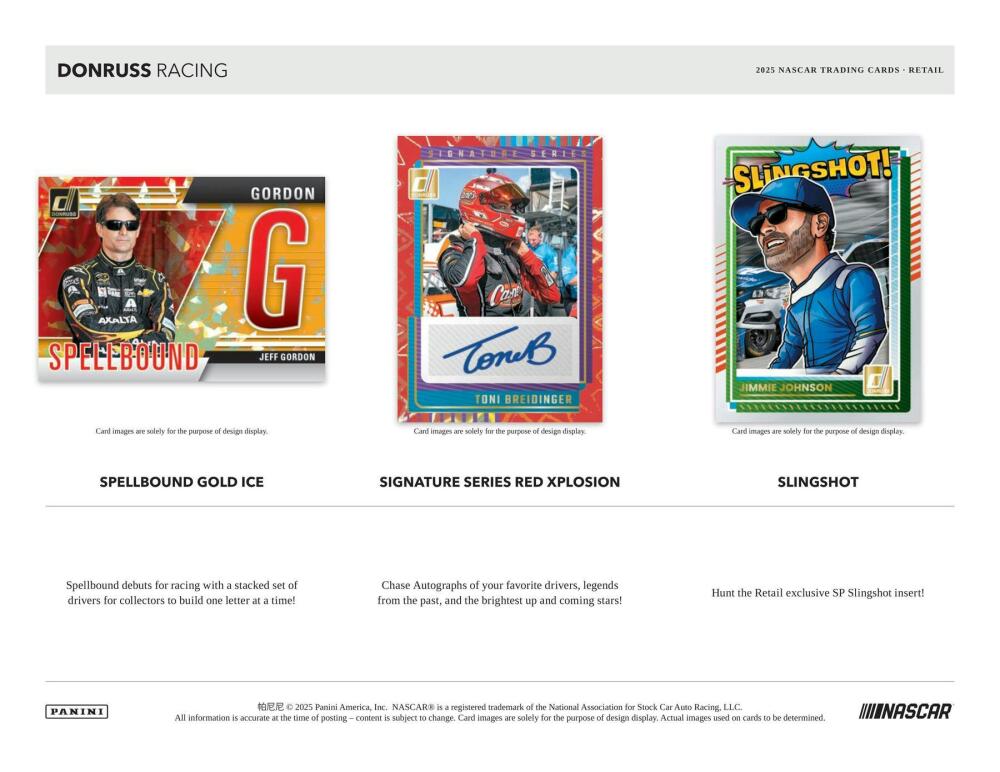 2025 Panini Donruss Racing 7-Pack Blaster Box Image 4