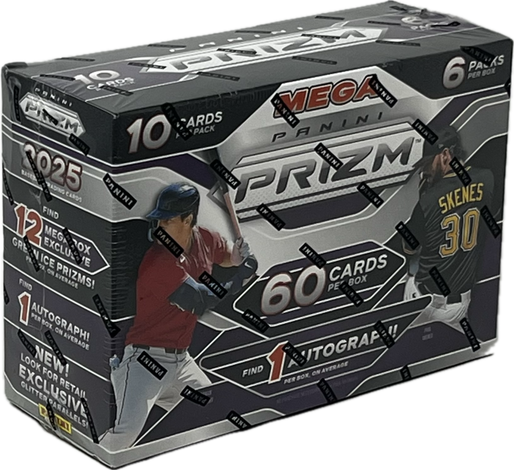 2025 Panini Prizm Baseball Mega Box (Green Ice Prizms) Image 1