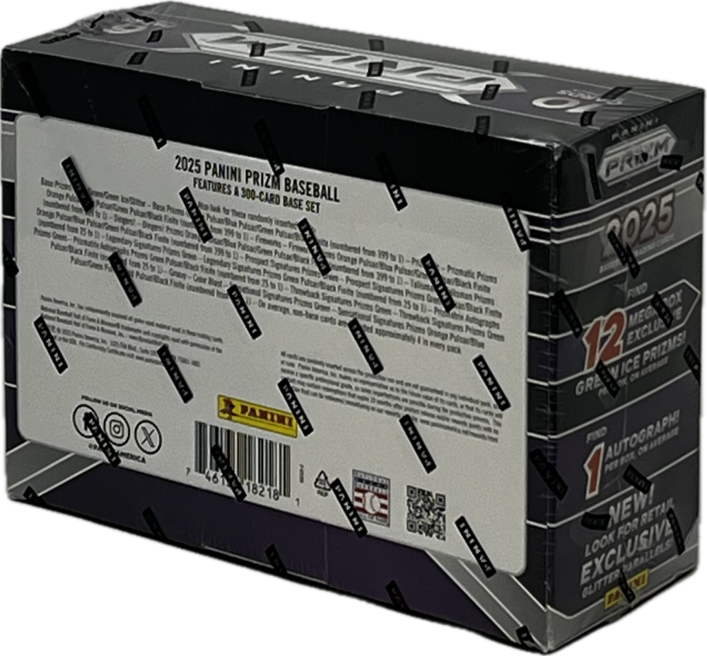 2025 Panini Prizm Baseball Mega Box (Green Ice Prizms) Image 2