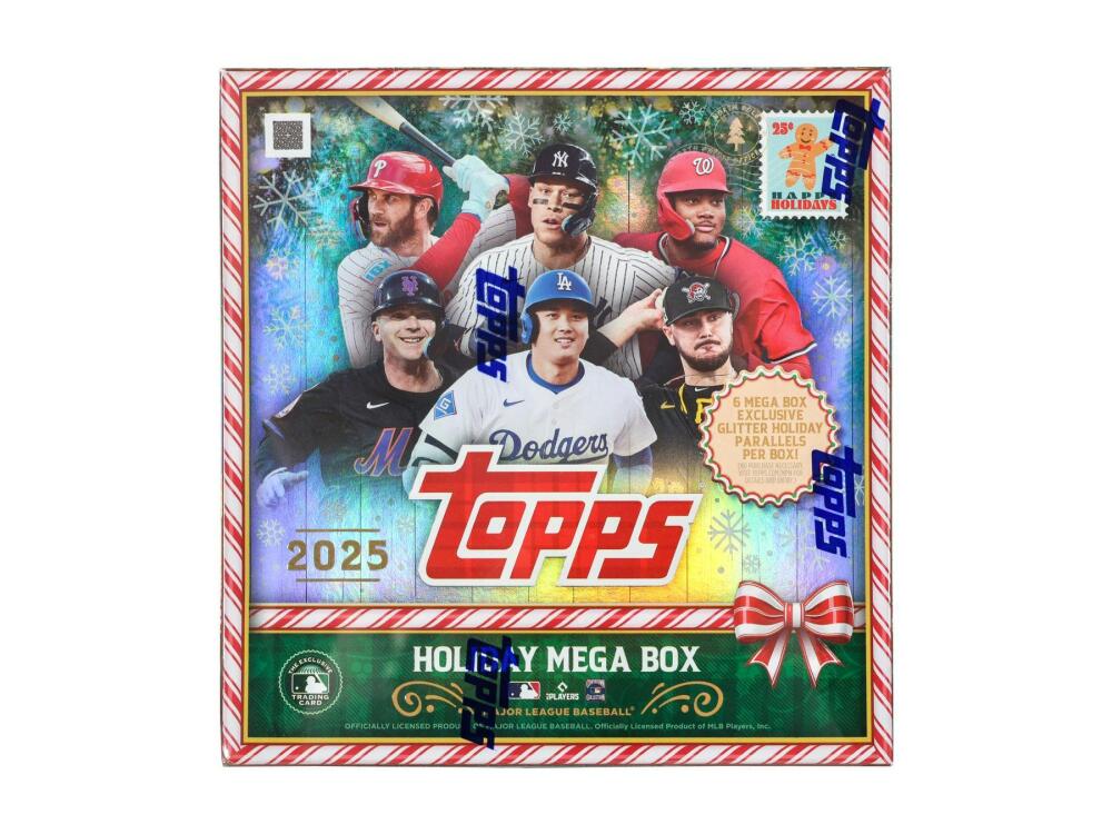 2025 Topps Holiday Baseball Mega Box Image 1