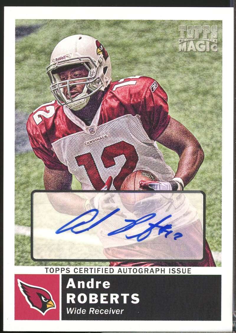 Andre Roberts Card 2010 Topps Magic Autographs #84  Image 1