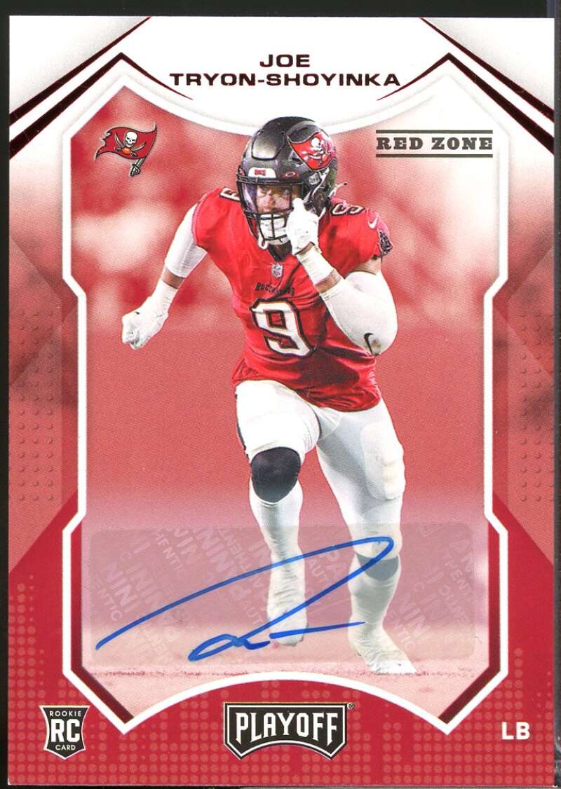 Joe Tryon-Shoyinka Card 2021 Playoff Rookies Autographs Red Zone #256  Image 1