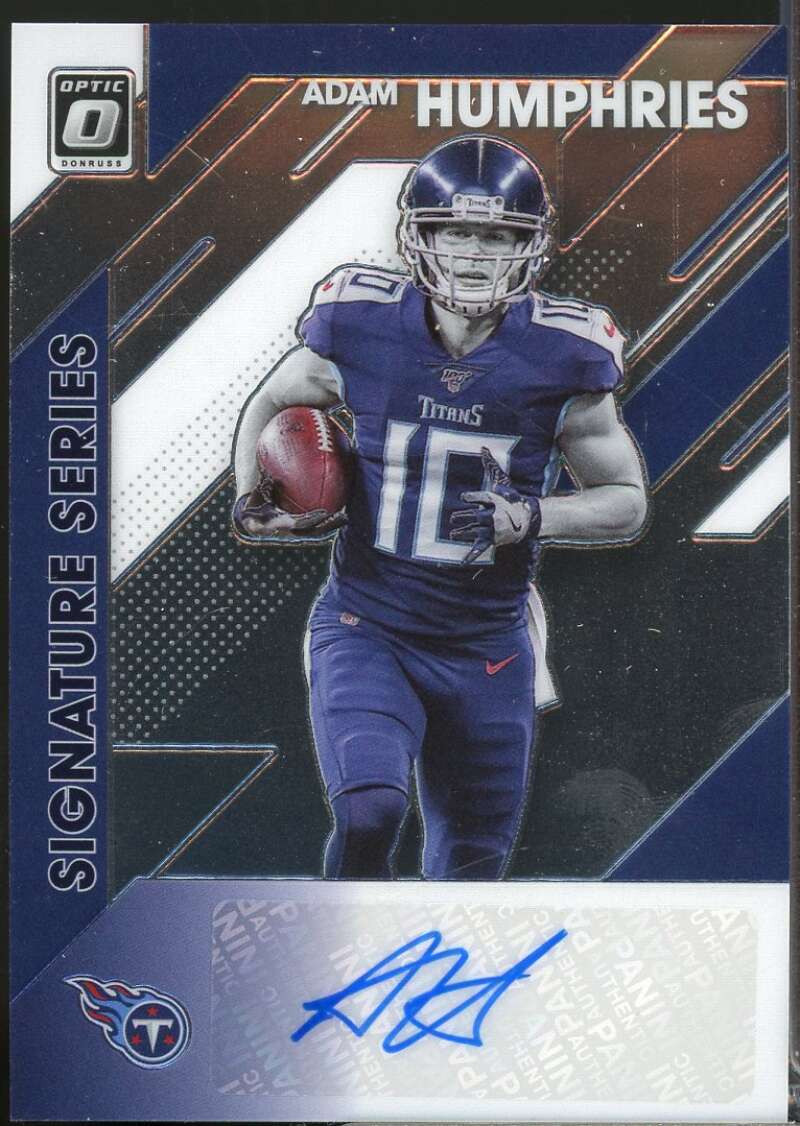 Adam Humphries Card 2020 Donruss Optic Signature Series Autograph #37  Image 1