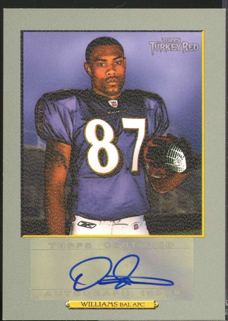 Demetrius Williams Card 2006 Topps Turkey Red Autographs Gray #DWI  Image 1