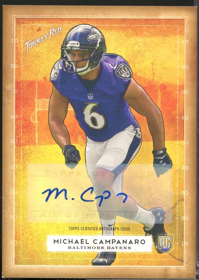 Michael Campanaro Card 2014 Topps Turkey Red Rookie Autographs #8  Image 1