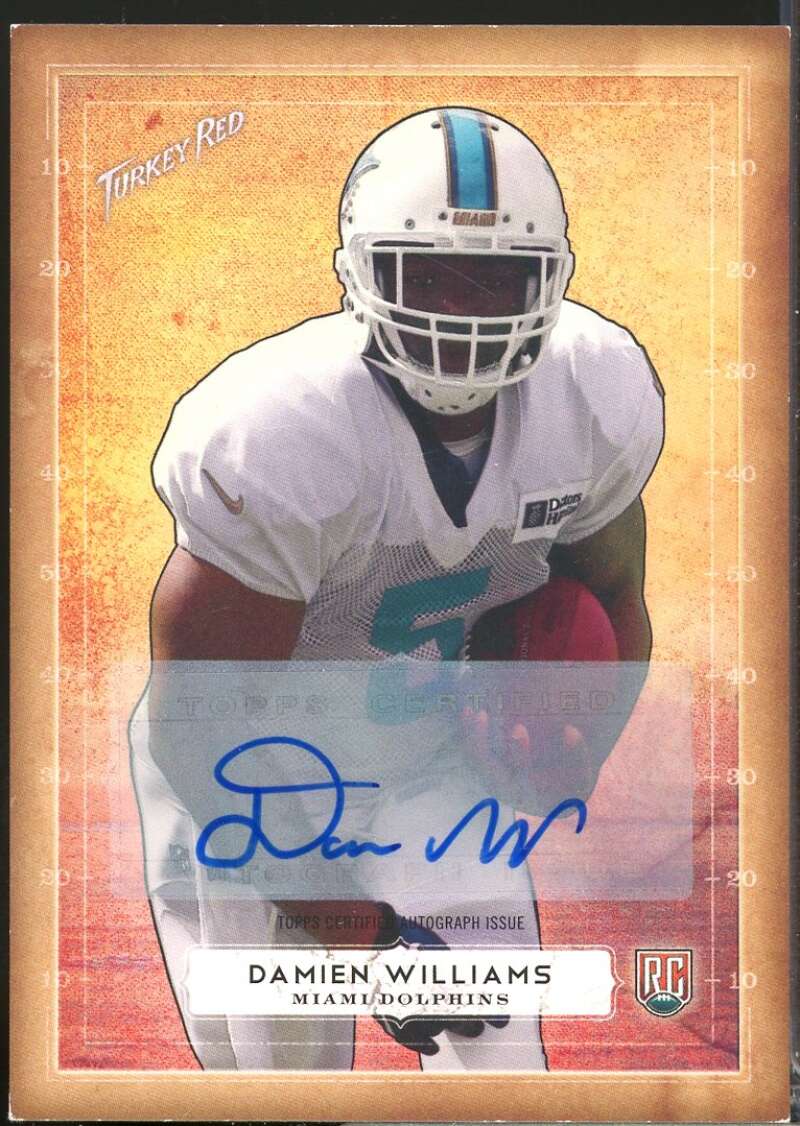 Damien Williams Card 2014 Topps Turkey Red Rookie Autographs #52  Image 1