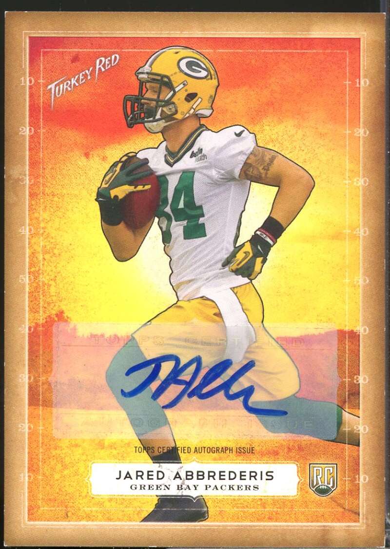 Jared Abbrederis Card 2014 Topps Turkey Red Rookie Autographs #15  Image 1
