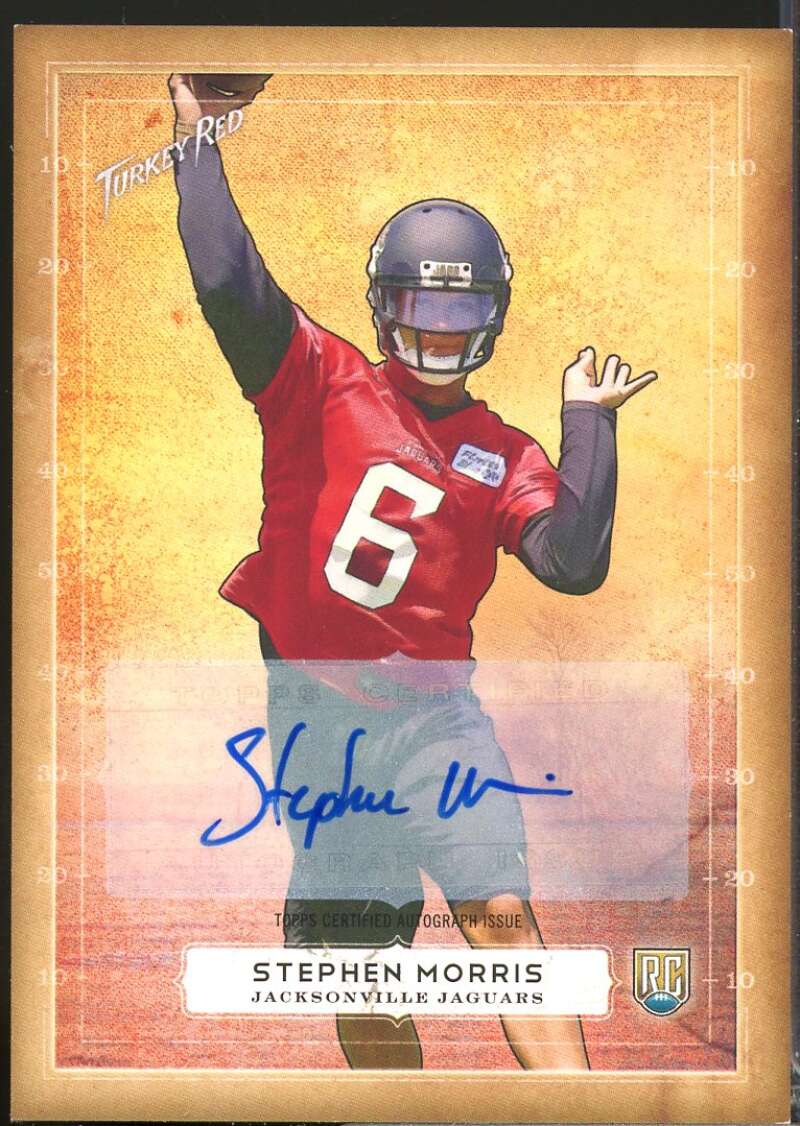 Stephen Morris Card 2014 Topps Turkey Red Rookie Autographs #13  Image 1