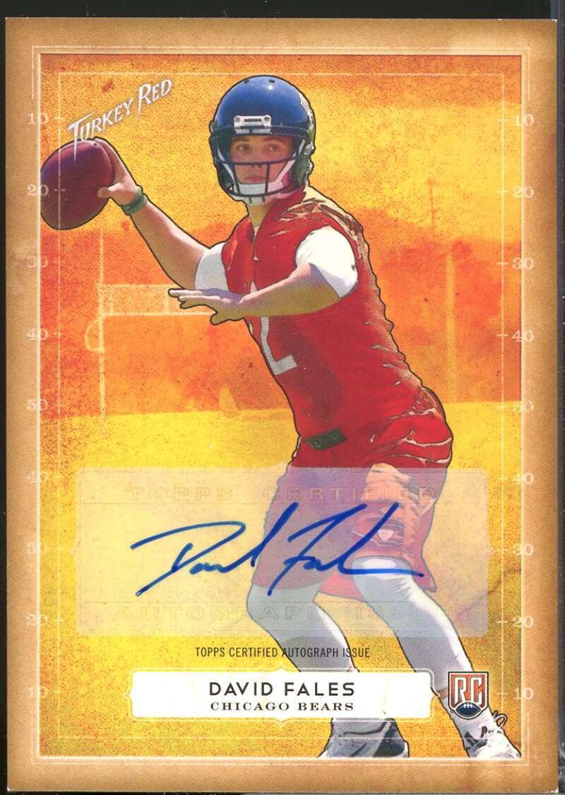 David Fales Card 2014 Topps Turkey Red Rookie Autographs #93  Image 1
