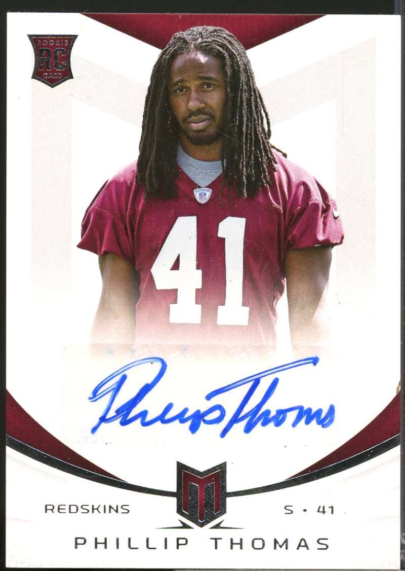 Phillip Thomas /199 Card 2013 Momentum Rookie Signatures Autograph Silver #174  Image 1