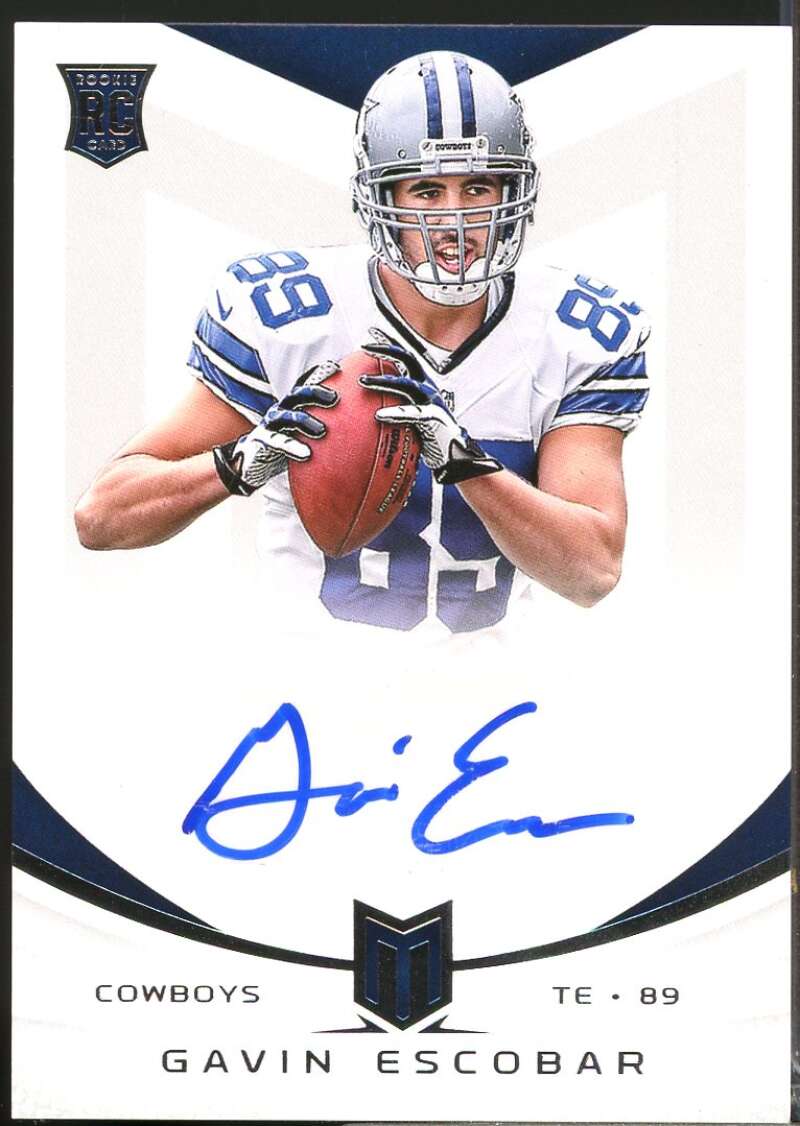 Gavin Escobar /99 Card 2013 Momentum Rookie Signatures Autograph Silver #135  Image 1