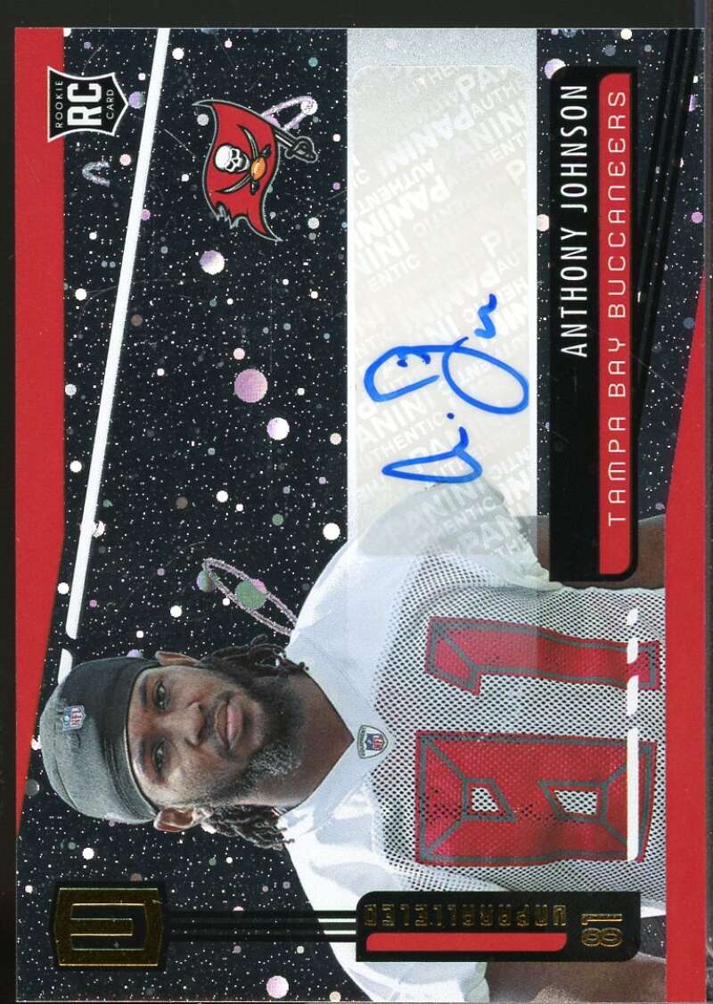 Anthony Johnson Card 2019 Panini Unparalleled Rookie Autographs Cosmos #300  Image 1