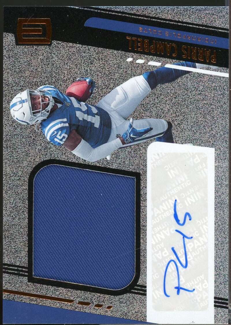 Parris Campbell Card 2019 Panini Unparalleled Jersey Autograph #320  Image 1